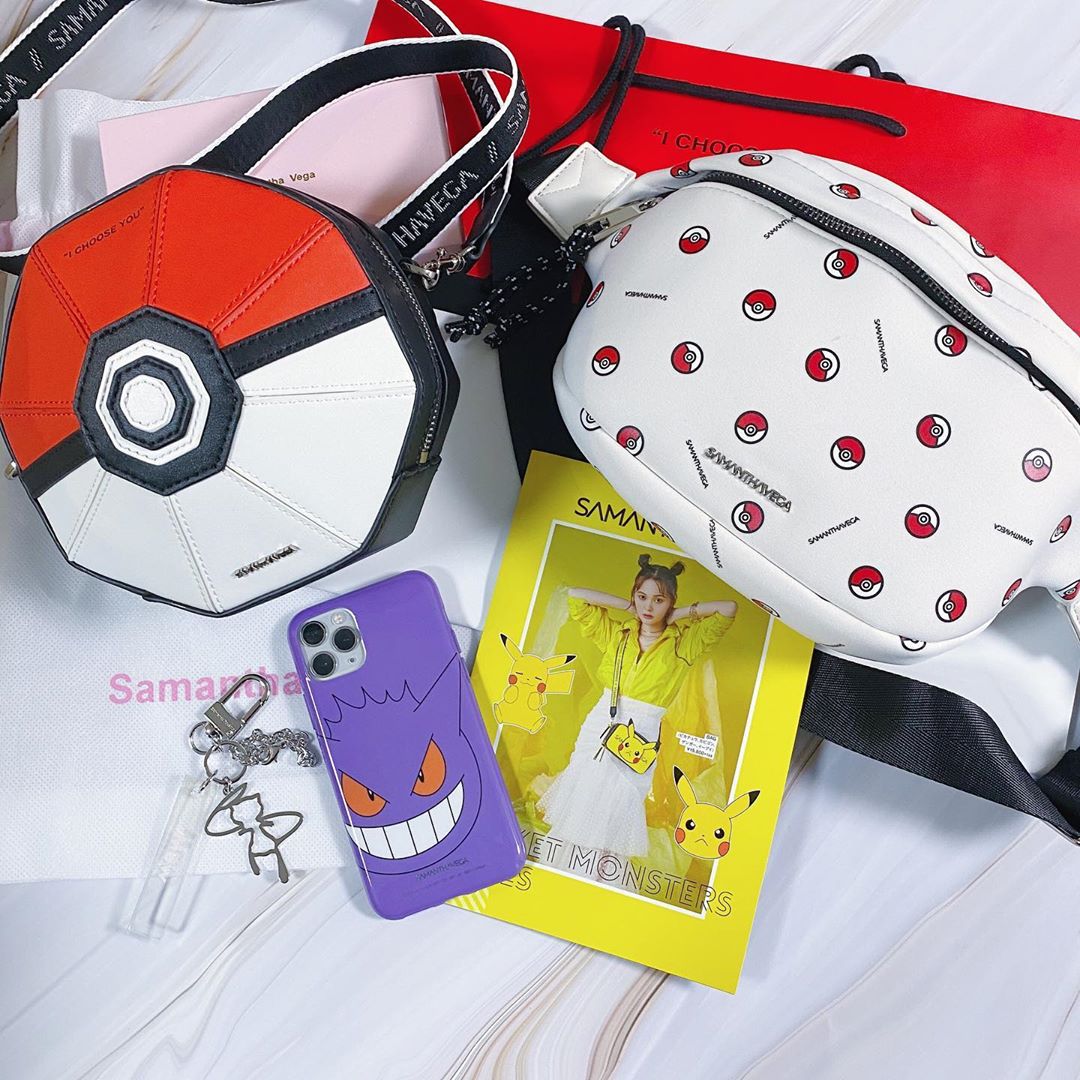 @今野由起子: @samantha.vega_official と @pokemon_jpn のコラボバッグたちが届いた〜！！！ めっちゃ