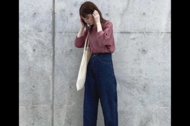 上下ユニクロコーデ! 

新作のピンクがお気に入りのワッフルT! 
デニムと合わせてカジュアルガーリーにしました◎ 

ユニクロTシャツ部、もう入部...