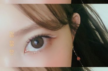 はろー8月﻿
#20200801 の目
白はねラインを描いてもらった﻿
﻿
コンタクトはおつばさんのNatural Nude﻿
ほんとうにヌードにナチュラル...