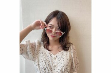 _
この間お仕事のときにサングラスかけた︎
普段あんまりサングラスはしないんだけど
今年本当に溶けるんじゃないの？ってくらい暑いのでサングラスかけようかな〜と思...