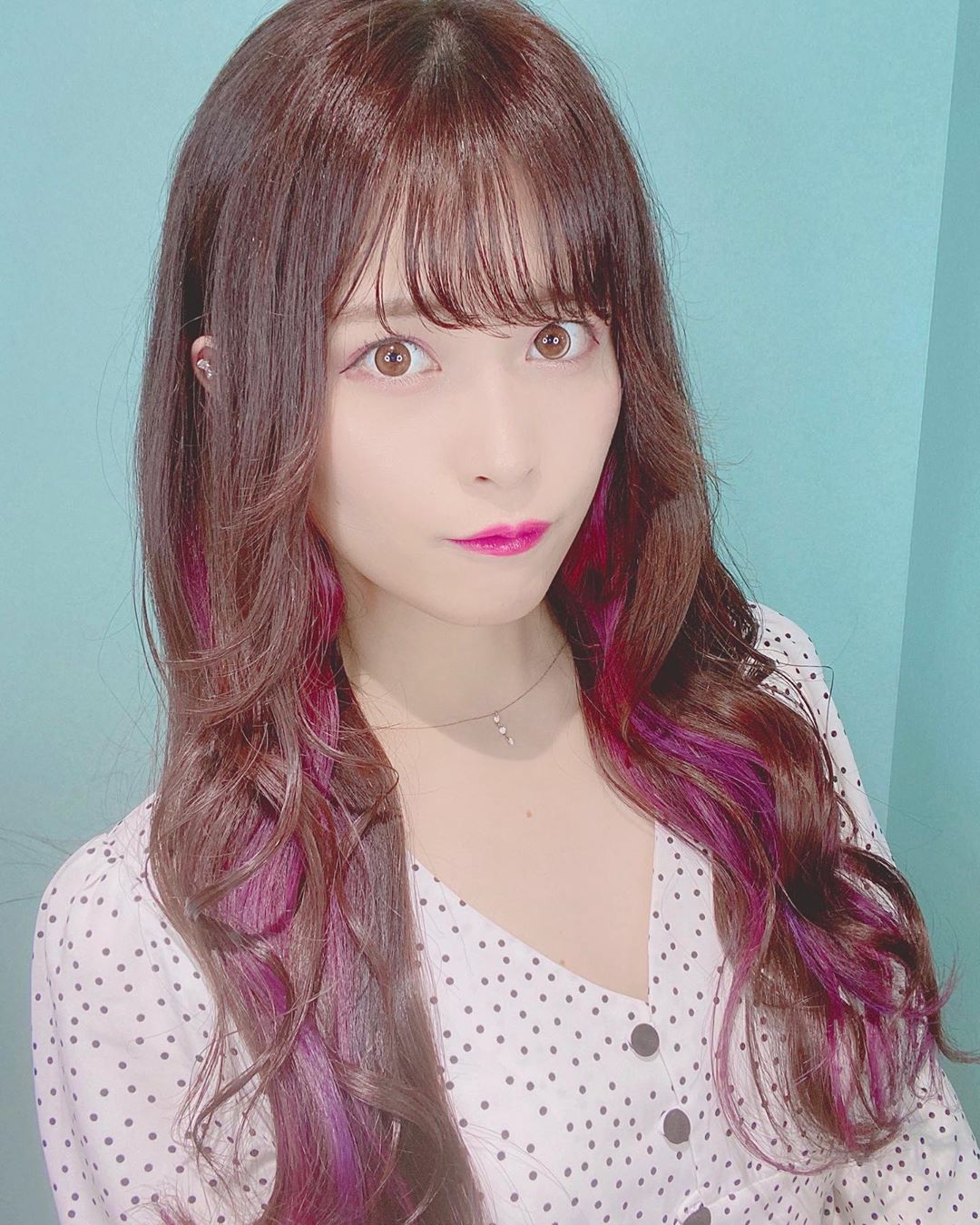 田北香世子 ピンクがかった紫 顔周りも少しカットしていただいてお気に入り Hirayama518yuki Moe Zine