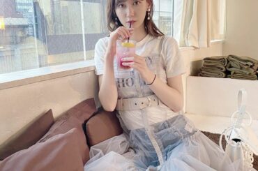 @chiko_sugawara さんとカフェ行った時の写真〜
お洋服タグつけときました
初めて @chanoma.nakameguro に行ったよ〜！
ゆった...