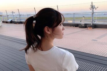 パパの迎えに...

 #anemone #zara #moussy #めぐコーデ #羽田空港
 #ポニーテール #夕焼け...
