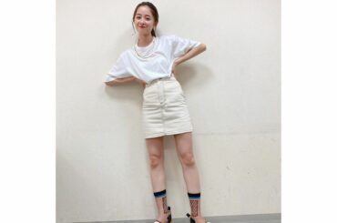今日の#ほったさんの私服 
tops @harikae_official 
skirt @eckhaus_latta 
socks @kutsushitaya...
