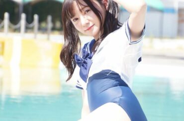 おしり♡
.
.
#近代麻雀水着祭#川越水上公園#プール撮影会#グラビア#スク水#スクール水着 #セーラー服#シースルーセーラー服#シースルー#ツインテー...