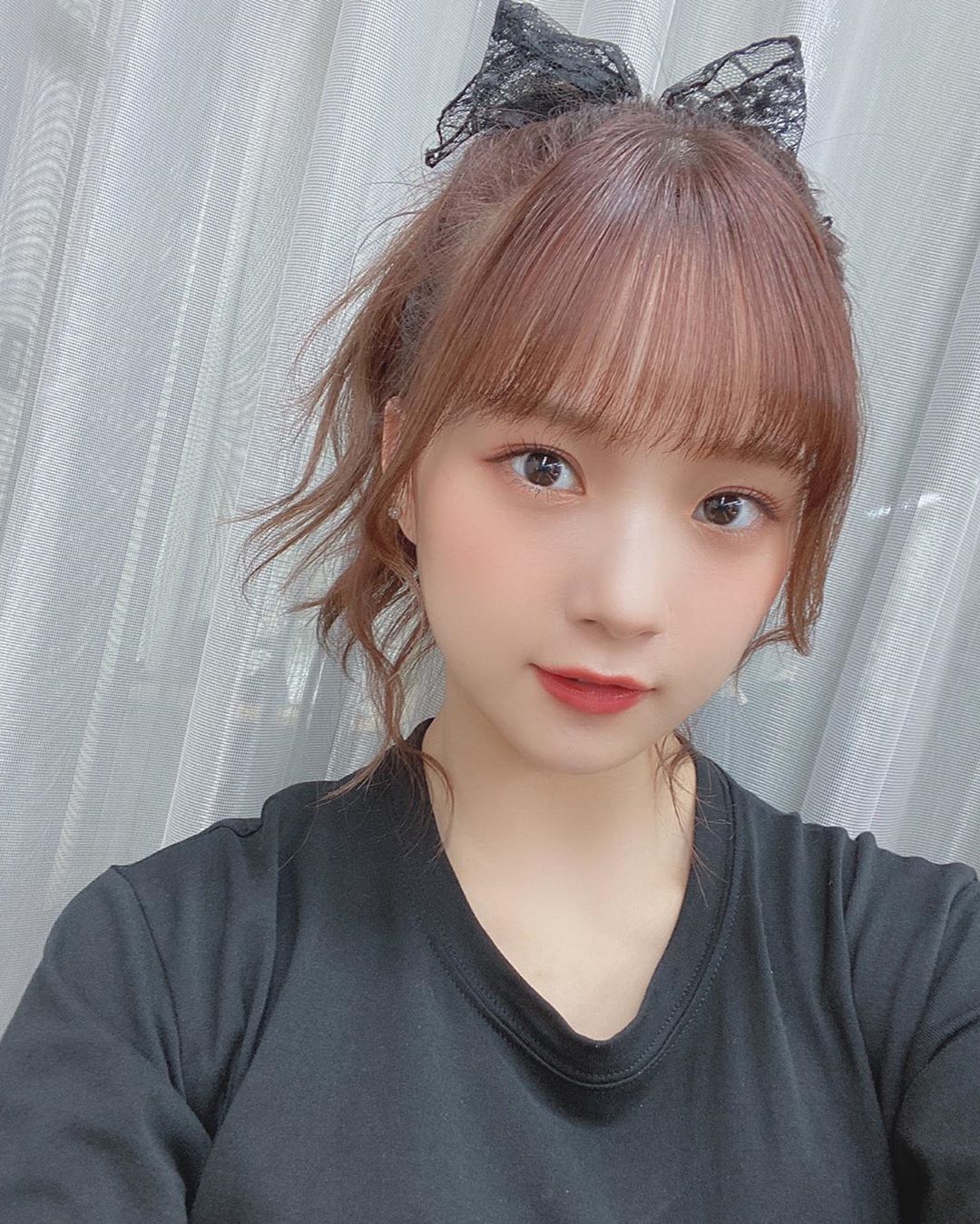 稲場愛香 ポニーテール みんな好きって言ってくれて嬉しい 髪色はアプリコットグレージュ Juicejuice 稲場愛香 まなかん Moe Zine