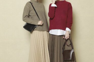 UNIQLOの秋冬ニット
奈津子さんとショールームへ伺ったよꪔ̤̮

シャツとニットのレイヤードコーデに挑戦𓀤
最速お気に入り確定ー！˖⋆

伊達メガネは...