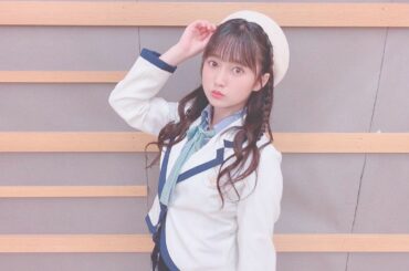 #HUETONE #ベレー帽 #巻き髪 #編み込みアレンジ #制服...