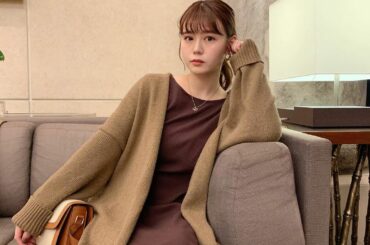 お洋服もすっかり秋色
秋が1番好きな季節なんだけど今年の秋はなんだかいつもより寒いなあ...