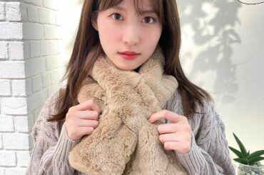 モコモコのマフラーの色味がベージュ系もピンク系も綺麗で素敵でした
3枚目はデート服っぽいと沢山言われました！確かに！

#チェック柄
#ブルーレー...