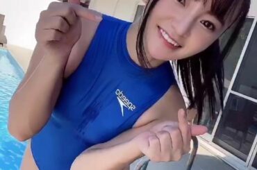 君のとりこになりました〜きゅん。#競泳水着#沖縄#プール#okinawa#pool#swimwear#リール...