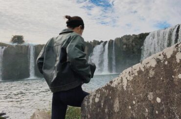 自然豊かな場所で。

父のレザージャケット、
かっこよすぎて貰いました

色々なコーディネートに使いたい~...