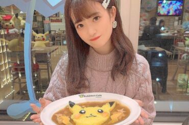 .
ピカチュウのカレーライス！
どこから食べればいいのか迷うくらい可愛かった…♡
.
.
#pokemon #cafe #pokemoncafe 
#...