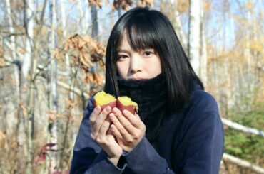 田舎の日常：落葉で焼芋、絶品おでん。