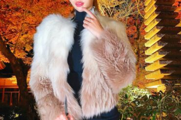 Illuminated autumn leaves at #hogonin 
2 minutes walk from the hotel "Suiran" wh...