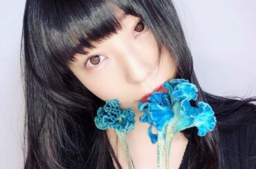 GN
.
.
.
#blue #flowers #japan #tokyo #asianbeauty #longhair #risaaizawa #dempag...