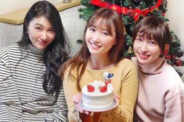 **
𝐶ℎ𝑟𝑖𝑠𝑡𝑚𝑎𝑠 𝑃𝑎𝑟𝑡𝑦⸝⋆꙳

はぁちゃんとちあきさんが遊びに来てくれた♡

マイラブさんは初対面だから緊張してた ⸝⸝⸝﻿

今日はクリスマスイ...