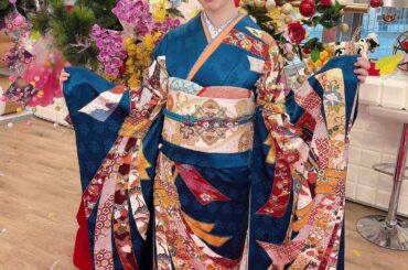 新年一発目の #アベモニ は振袖姿でお届けしました
2021年もお天気頑張るぞー
.
.
@furifufurifu 
@mimatsu.shara.kimon...