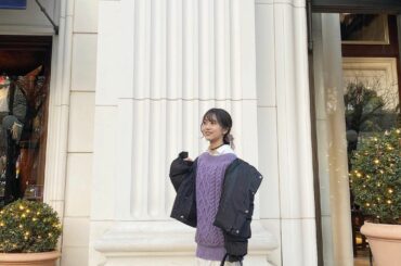 .
だいぶ前の私服︎
紫のニット去年のだけど今年も好き〜
オフショル寒いので
中にシャツ入れました笑

タグ付けしてます。
coat : @muru...