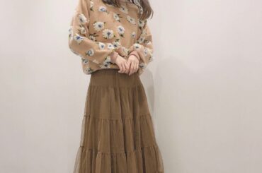 お話し会﻿
﻿
﻿
可愛いお花柄のモコモコ﻿
全体的に茶色コーデになってるね！！！﻿
めっちゃ寒かったから暖かい格好して行ったけど話してたらテンション上がって暑...