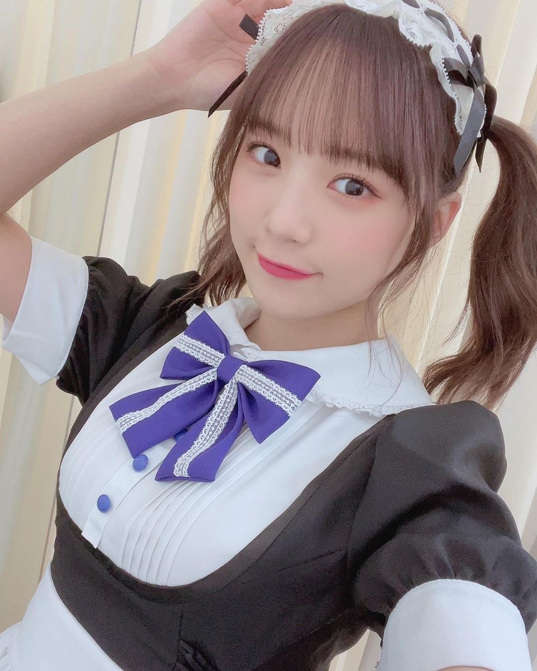 稲場愛香 メイドさん Juicejuice 稲場愛香 まなかん アイドル Idol メイド服 メイド コスプレ ハロプロ ハロショ Moe Zine