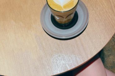 ラテアート可愛い...