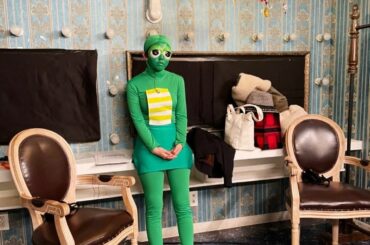 ドッキリGPで初めての仕掛け人に。
待機中、気を抜いてるところをマネージャーさんに撮られていました...哀愁の峯岸ガチャピン......