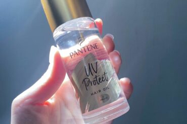 @pantene_jp_official から新しく出たUVカットできるヘアオイル試してみたよ〜！
髪も肌と同じで紫外線対策しないと髪のダメージが蓄積されちゃう...