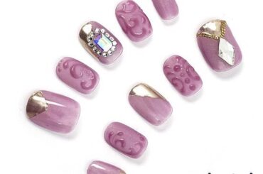 𝑵 𝑬 𝑾 𝑺 ﻿
﻿
michi nail @michi_nail × 菅野結以﻿
第二弾コラボ ネイルチップをつくりました﻿
﻿
ダスティカラーなジャガード...