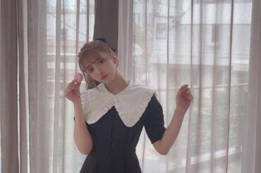 このワンピ本当に形が綺麗で
大きい襟だけど子供っぽくなりすぎなくてお気に入り
ウエスト位置が高めだから
脚長効果もあるよ

@miyours.jp...