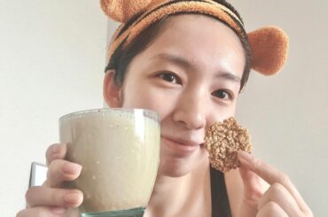 .
少し前おすすめプロテインを
皆さんに聞いた時に、
@syukas ちゃんに教えてもらった
ウェリナの黒蜜きな粉プロテインを
飲み始めました♡
これすっごく飲...