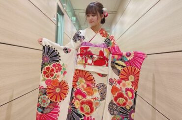 成人式﻿
﻿
＊＊＊＊＊＊＊＊＊＊﻿
﻿
念願のAKB48成人式！﻿
卒業前に行えて本当に嬉しいです﻿
﻿
そして、こんな素敵な振袖(#オンディーヌ さん@on...