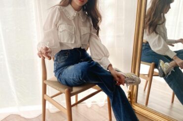 新しいスニーカーこんな感じでブラウスとデニムにブレザー羽織る。でも雨だから明日からにしよ
デニムに合うクリアな赤ネイルはHerliptoのN°5 SWEET H...