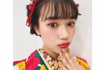 着物の撮影の時の
髪型が素敵だった...