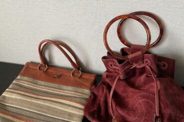 母のお古のバッグたち﻿
﻿
サステナブルという言葉をよく耳にするようになって﻿
エコバッグ、タンブラー、マイ箸などを持ち歩くことや﻿
コスメ界でもクリーンビュー...