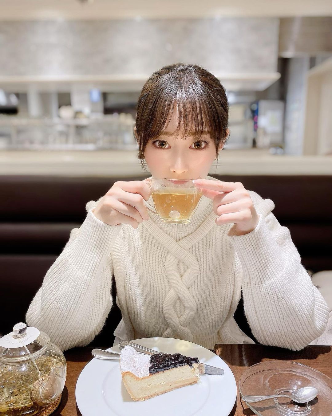 林紗久羅 定期的に行く Harbs 大きなケーキがたまに食べたくなる 今日はダンスレッスン頑張ってきたよ ハーブス アンスリード Moe Zine
