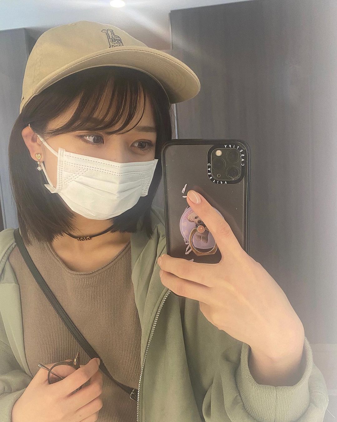 篠崎彩奈 髪の毛内に巻くと短さを実感します 帽子は Uniqlo のuvカットキャップ 紫外線が気になる時期になってきましたね ユニクロ ユニクロコーデ Moe Zine