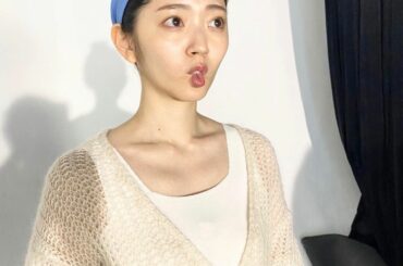 ︎ ニベアCMオフショット

#実は水色ドレス
#CMでは上半身しか映ってないけど
#とっても素敵なドレスでした...