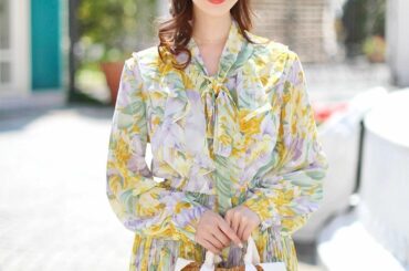 今年の春夏はyellowがきてます
.
ふんわり風に揺れるようなシルエットで、
スニーカーやカゴバッグなどでカジュアル合わせしても可愛いのです
.
ウエストはゴ...