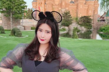 
今月 発売したばっかりの﻿
ドットのシースルーカチューシャに合わせて、﻿
袖がシースルーになってる﻿
ブラックコーデでインパしたよ﻿
﻿
横から見る お城も...