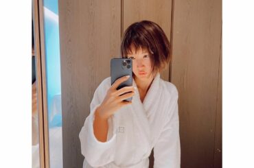 実は収録終わりに...ばっさりいきました

こんなに短く切ったのはNANAの幸子役の時以来...