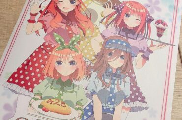 ﻿
﻿
明日は5つ子ちゃん達の誕生日だね〜！﻿
﻿
前にコラボカフェに行った時の写真載せますね⸜ ♡ ⸝﻿
﻿
可愛すぎた♡♡﻿
﻿
#五等分の花嫁  #中野一...