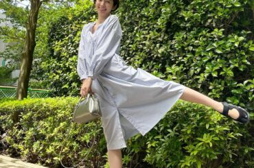 .
@_liluk___ のシャツワンピ
光に当たるとさらに綺麗なブルーで可愛い
普段と違う系統も雰囲気変わって好き！
吉田ありがとう♡♡
@_yurieyos...