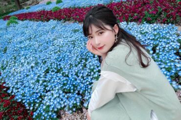 ﻿
𝘏𝘈𝘕𝘈 𝘉𝘐𝘠𝘖𝘙𝘐 ﻿
お花のテーマパーク！﻿
﻿
4月の1週目に行ったんだけど、﻿
もう ここはネモフィラ咲いてたの！﻿
早い﻿
﻿
ピンクのお花で﻿...