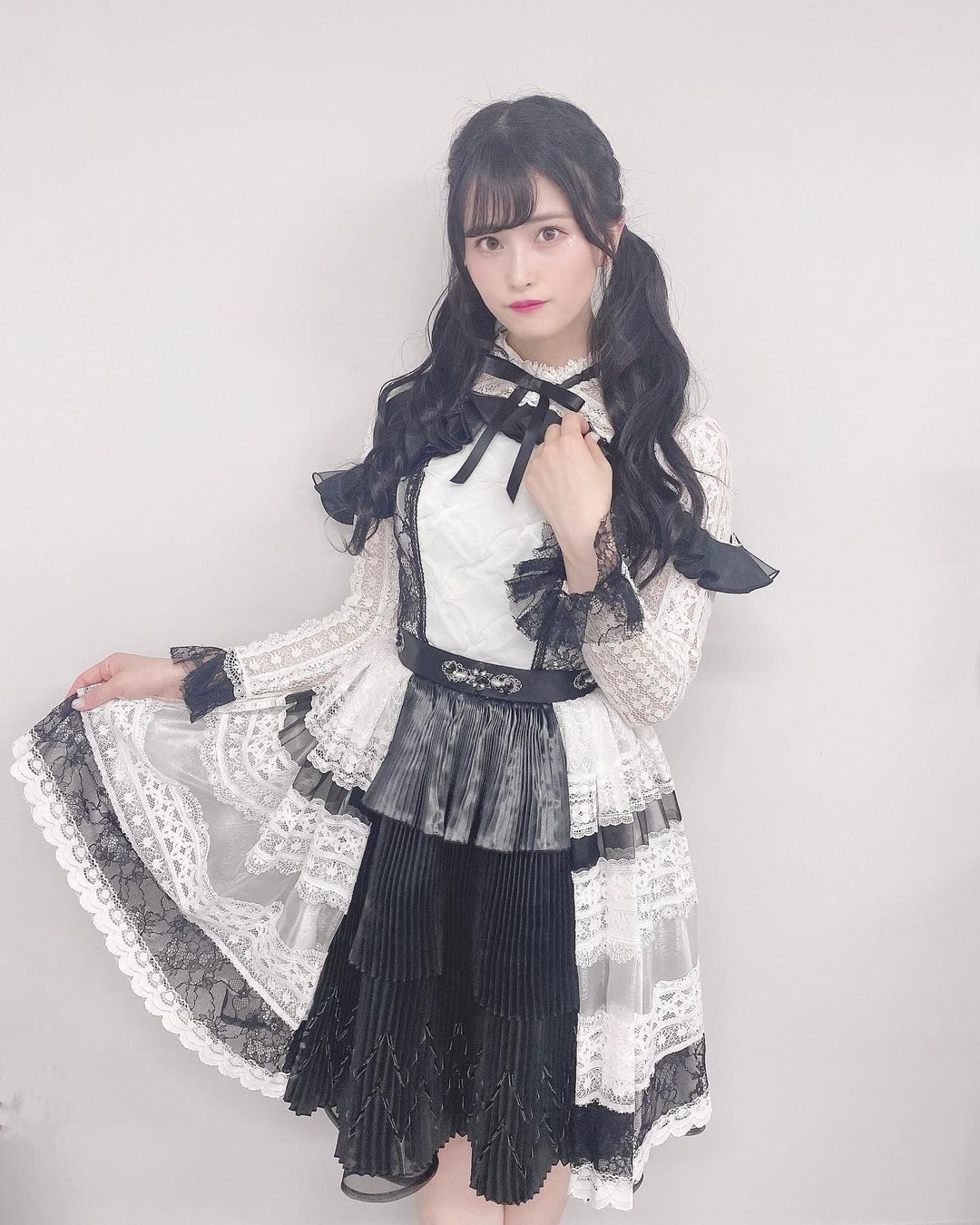 田北香世子 Akbの白黒オシャレ衣装 勝手にカテゴライズしてる どれも細部までとっても拘ってて本当に可愛いの こちらも着れて嬉しかった衣装の一つ 歌唱力メンバーに選んで Moe Zine