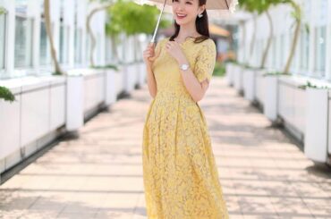 久々の晴れの日
いかがお過ごしですか？

@montresorsaki から、幸せイエローカラーのワンピースが新発売になりました

こちらは以前発売したピスタチ...