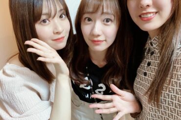 ゆうな @yuuna__sekine 
ココナ @cocona_obp と久しぶりに会いました〜
しっかり手洗いうがい換気して
女子3人でおうちご飯
楽しかった...