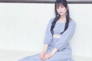 黒髪と水色のワンピースって相性良くない？？
#私服 #ワンピース #水色コーデ...