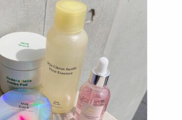 Milktouchまた買い足した

▷ファインドザリアルカバークッション
▷へデラヘリックスジャンボパッド
▷ 済州シトラススンキーファーストエッセンス
▷ フ...