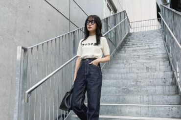 #のんの私服 

おじさんニットかわいすぎ
ニットもめがねもデニムも
@sanself____ ♡

#sanself #knit #denim #denimp...